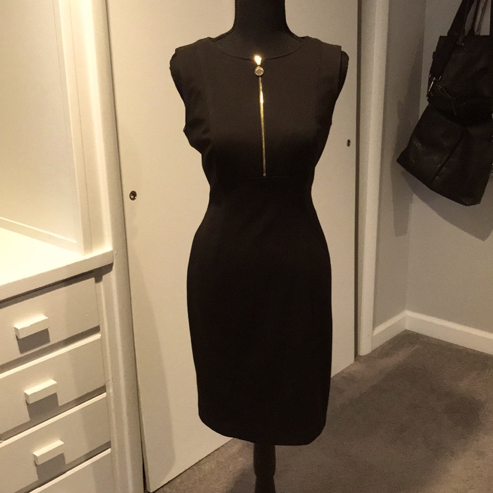Calvin Klein a line little black dress
